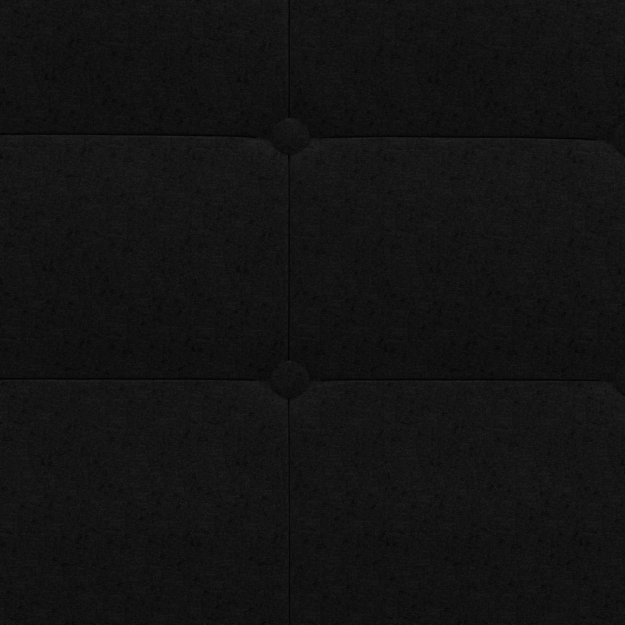 DHP Rose Upholstered Bed Frame - Black - Queen