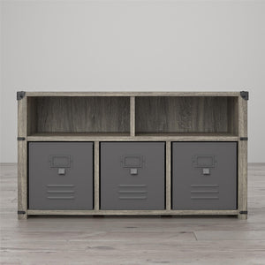 Nova Bedroom Storage Bench - Grey Oak - Gray Oak