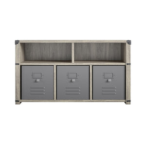 Nova Bedroom Storage Bench - Grey Oak - Gray Oak