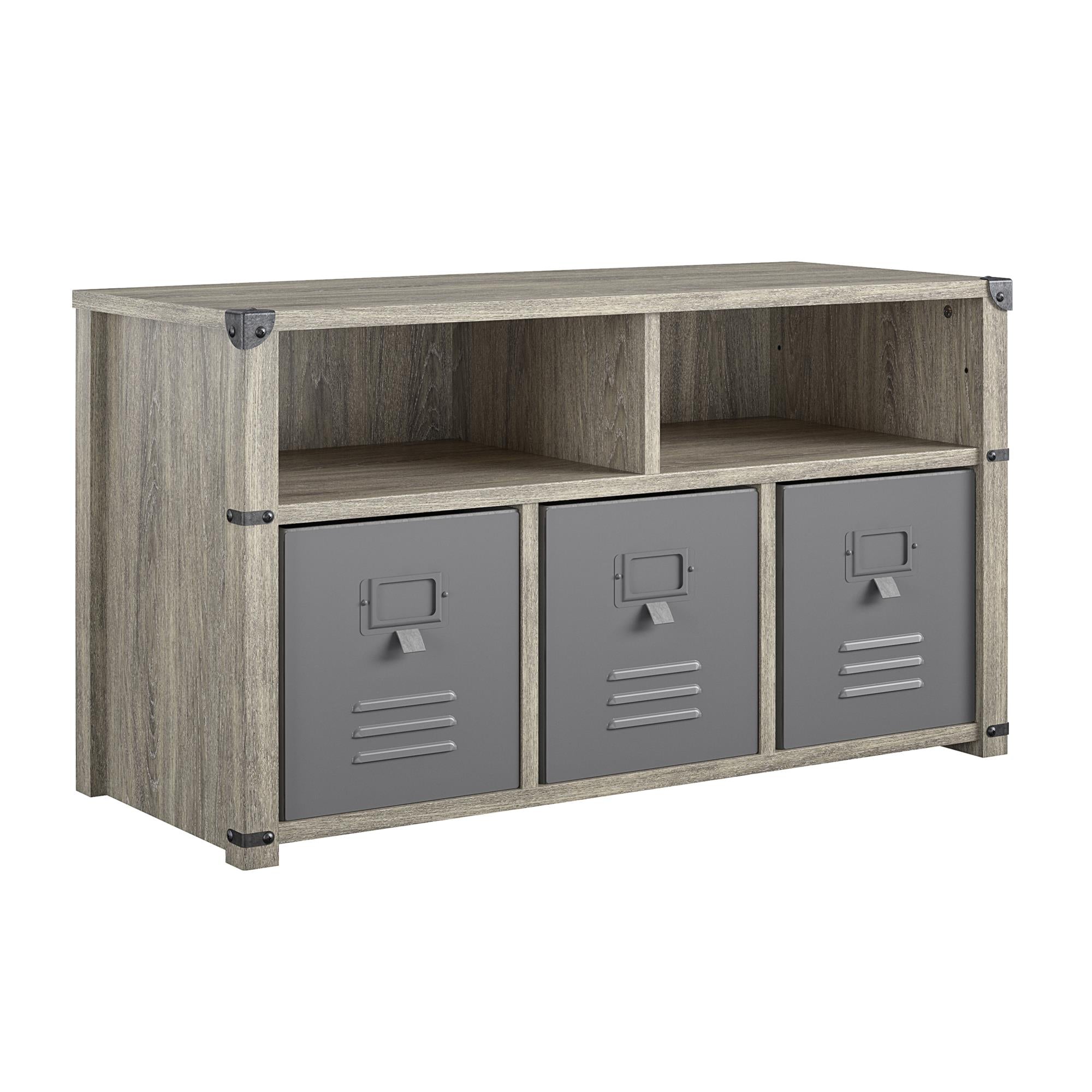 Nova Bedroom Storage Bench - Grey Oak - Gray Oak