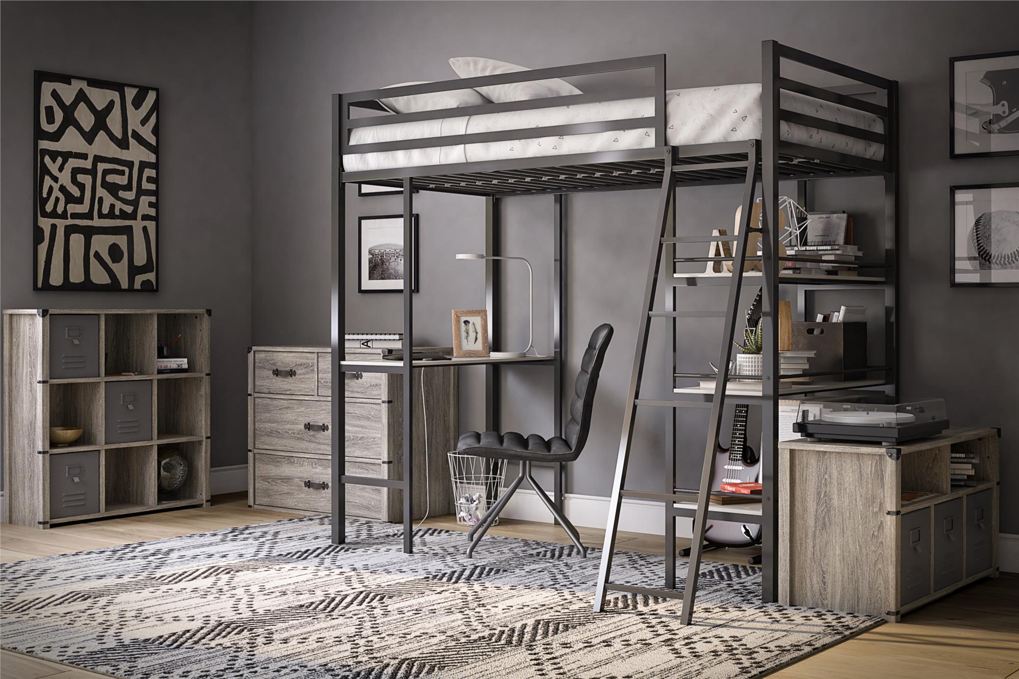 Nova Bedroom Storage Bench - Grey Oak - Gray Oak