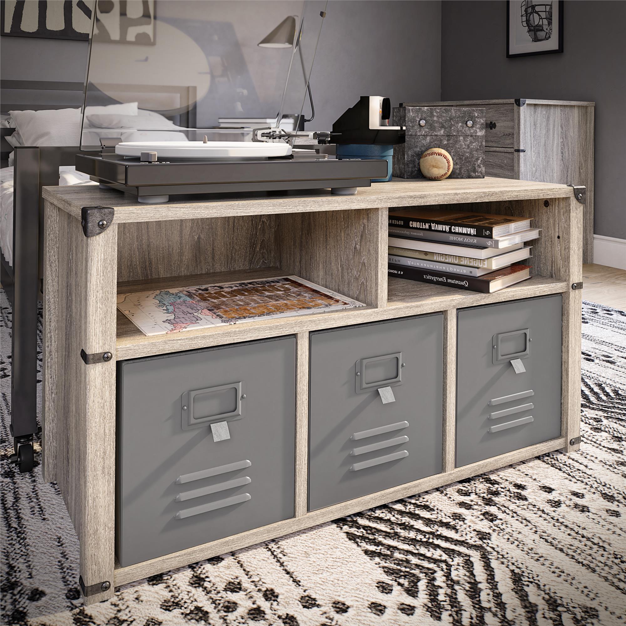 Nova Bedroom Storage Bench - Grey Oak - Gray Oak