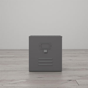 Nova Metal Locker Storage Bins 3 Pack - Graphite Grey - Graphite Grey