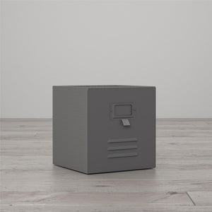 Nova Metal Locker Storage Bins 3 Pack - Graphite Grey - Graphite Grey