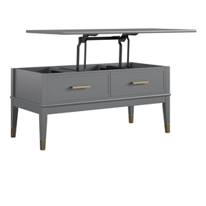 CosmoLiving Westerleigh Lift-Top Coffee Table - Graphite Grey
