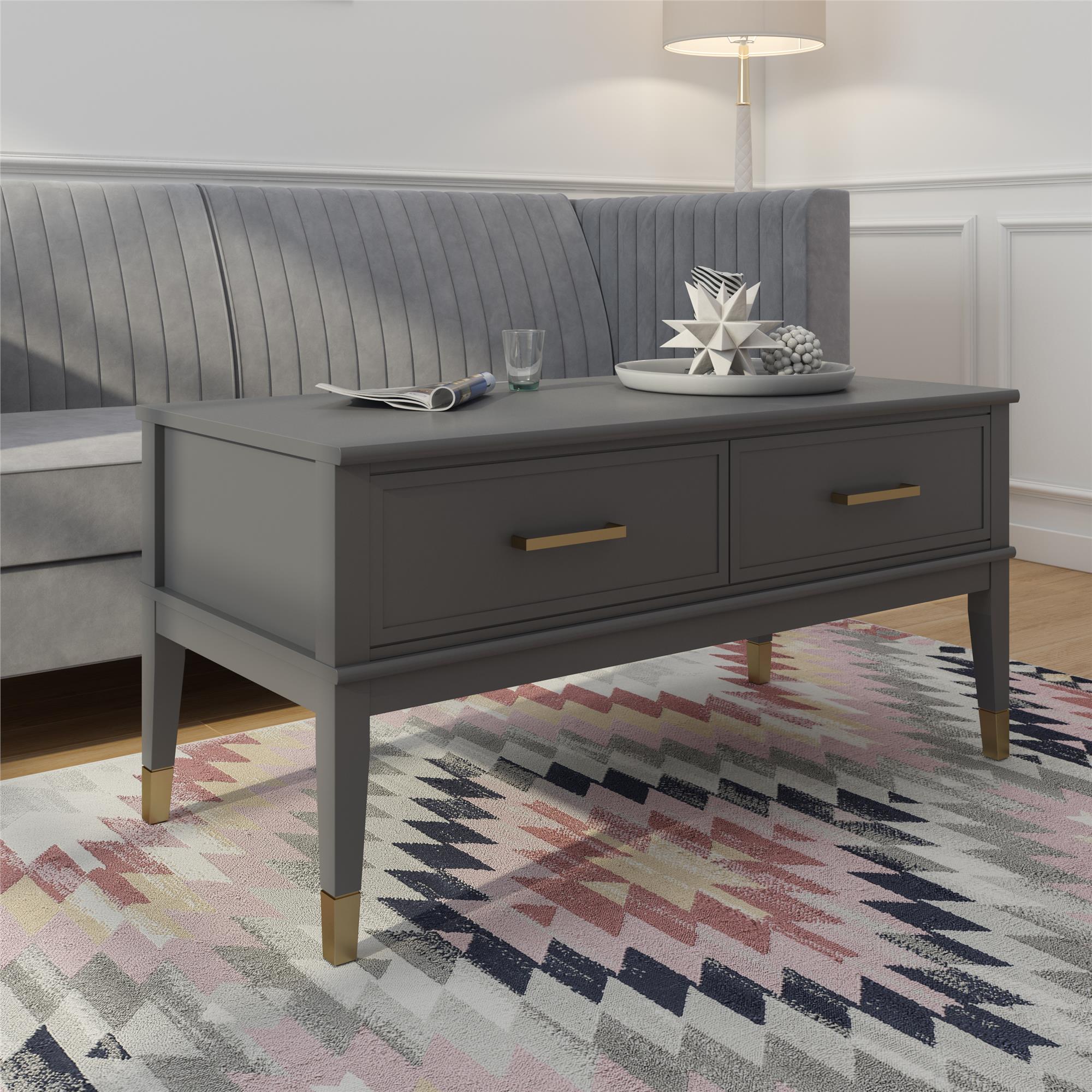 CosmoLiving Westerleigh Lift-Top Coffee Table - Graphite Grey