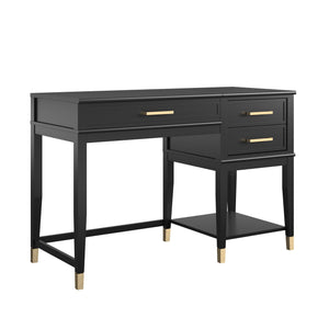 CosmoLiving Westerleigh Lift-Top Computer Desk - Black