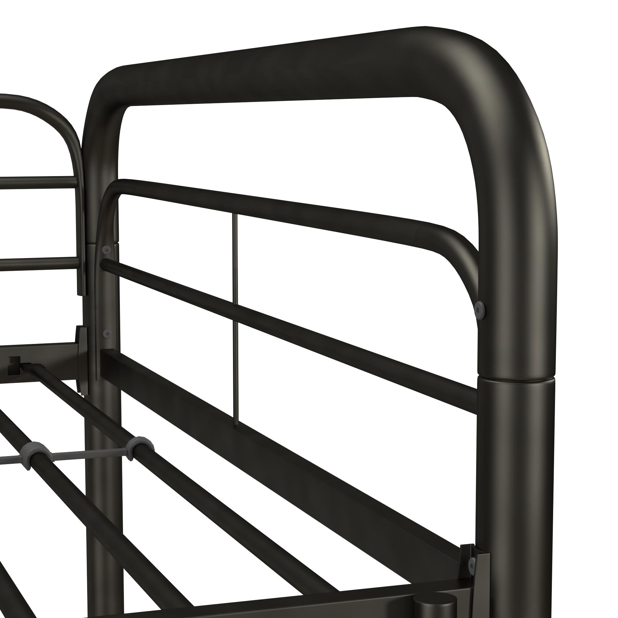 DHP Jett Kids' Low Loft Bed - Black - Twin
