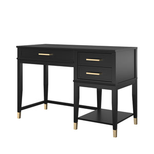 CosmoLiving Westerleigh Lift-Top Computer Desk - Black
