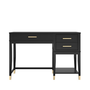 CosmoLiving Westerleigh Lift-Top Computer Desk - Black
