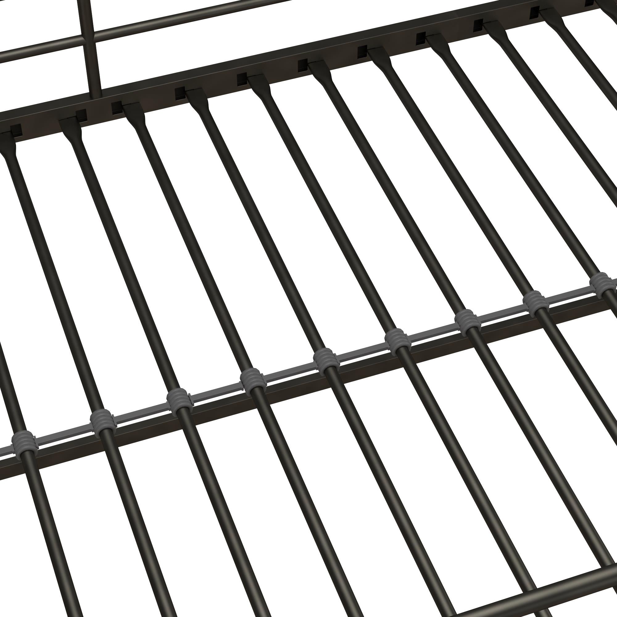 DHP Jett Kids' Low Loft Bed - Black - Twin