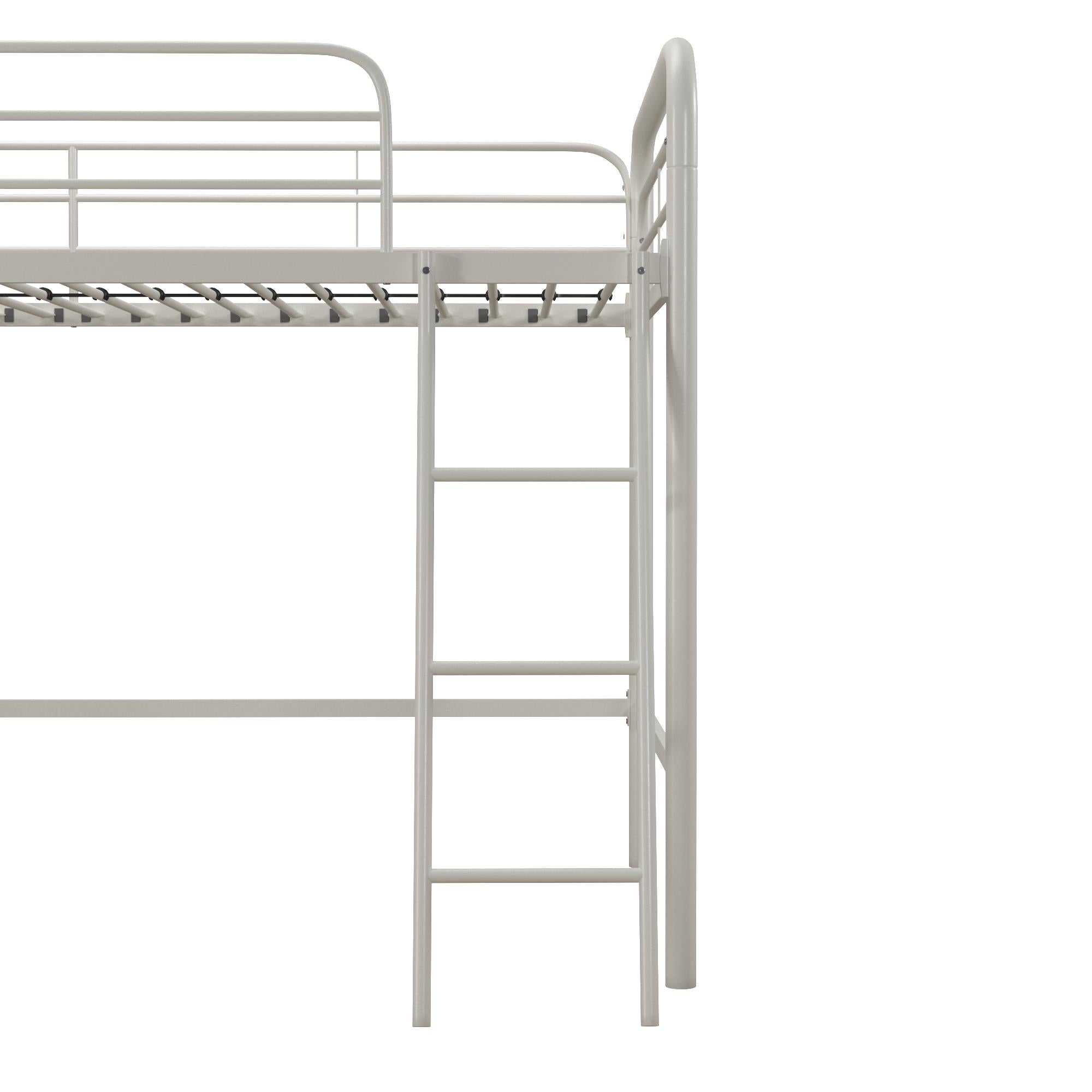 DHP Jett Kids' Low Loft Bed - White - Twin