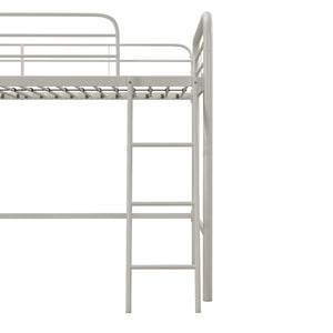 DHP Jett Kids' Low Loft Bed - White - Twin