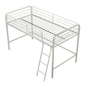 DHP Jett Kids' Low Loft Bed - White - Twin