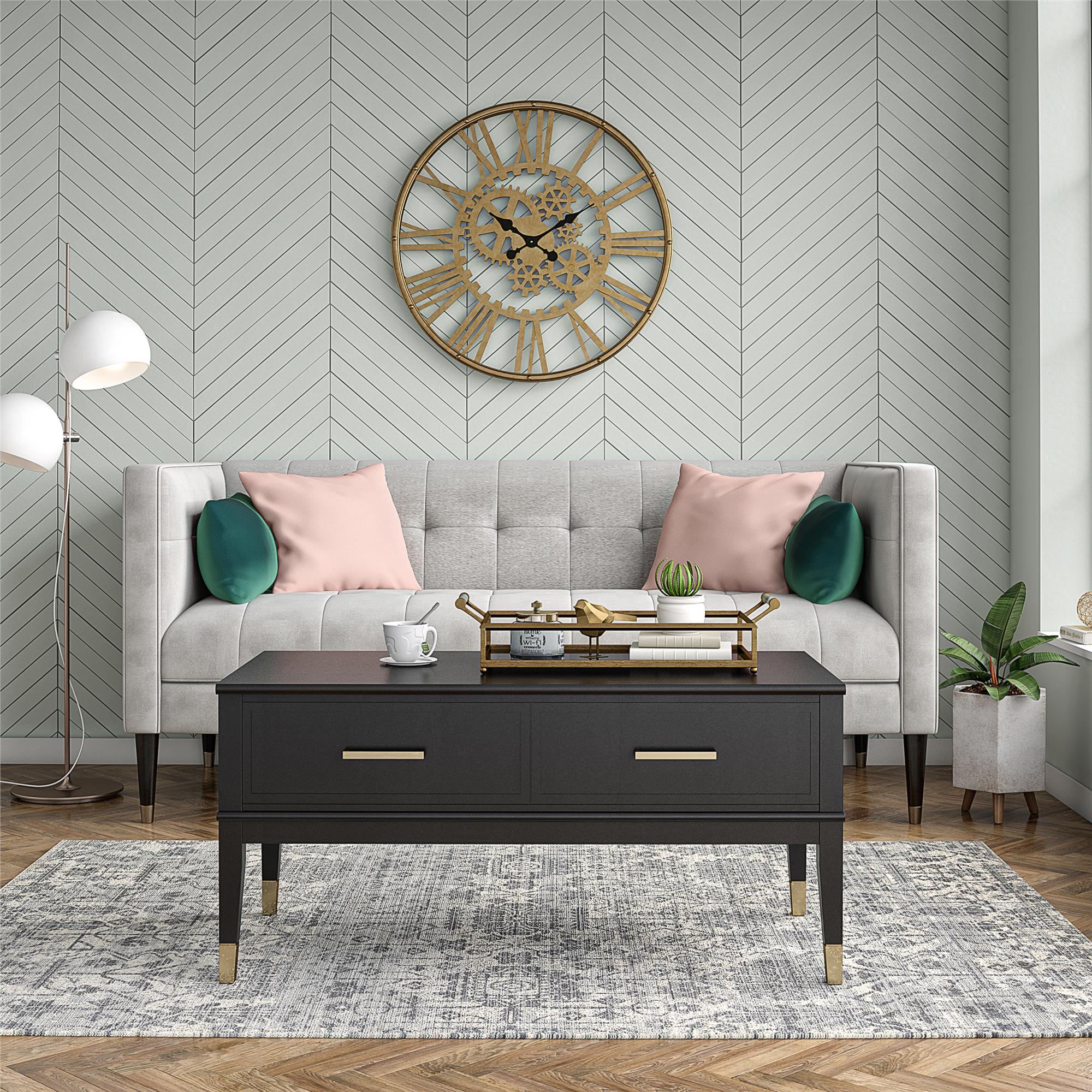 CosmoLiving Westerleigh Lift-Top Coffee Table - Black