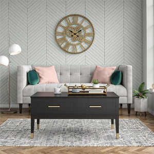 CosmoLiving Westerleigh Lift-Top Coffee Table - Black