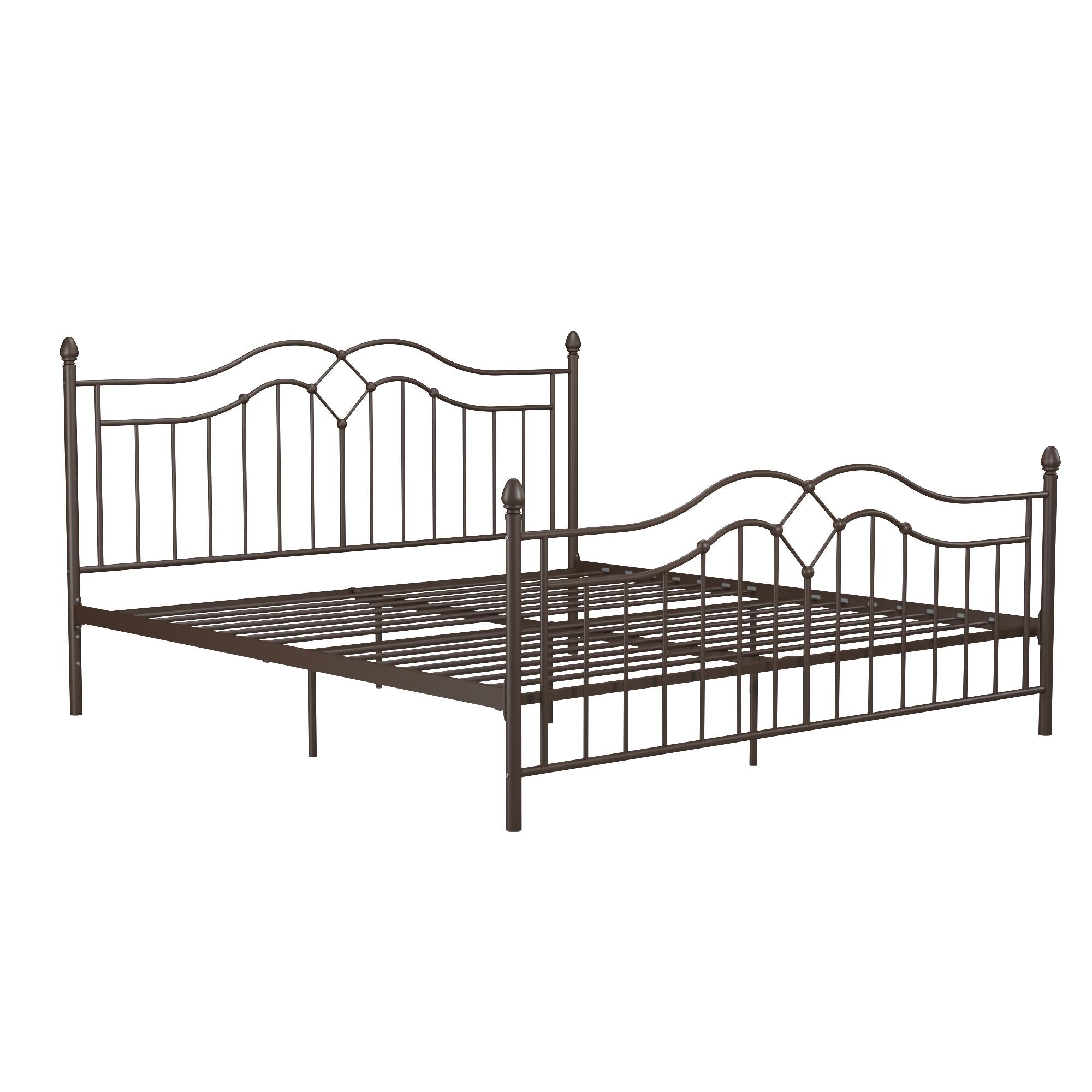 DHP Tokyo Metal Bed Frame - Bronze - King