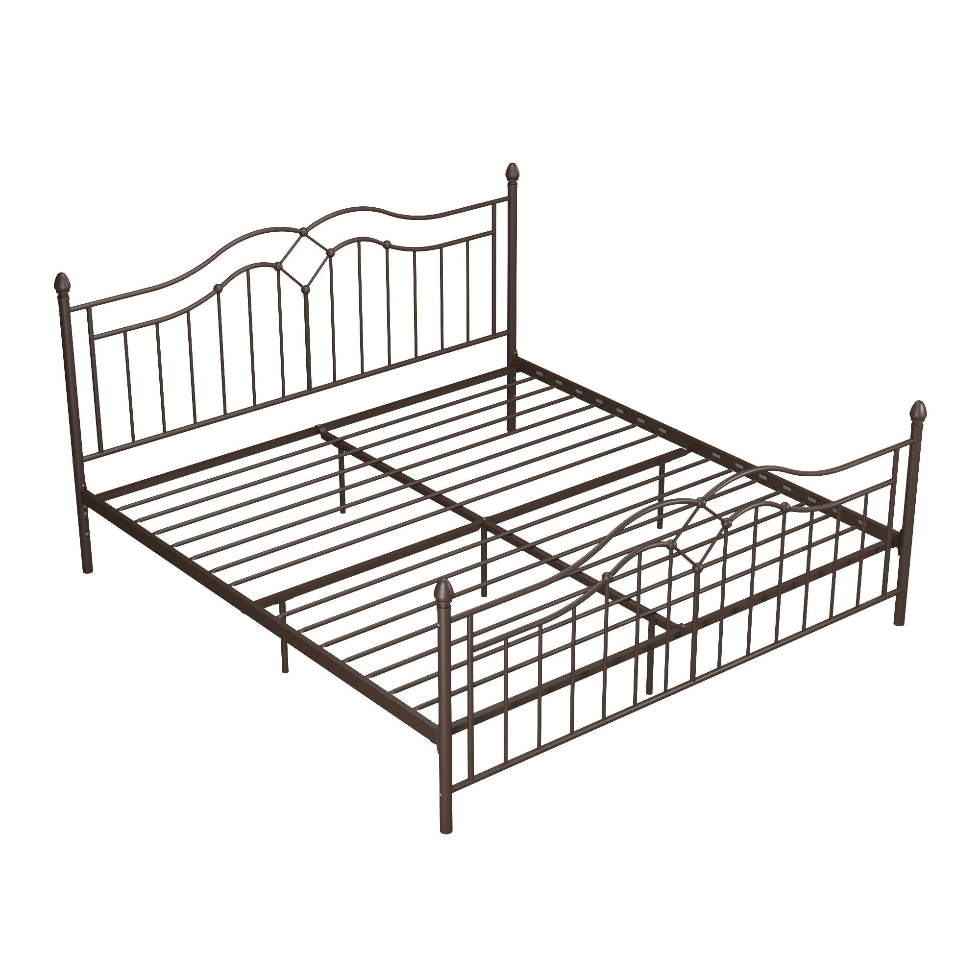 DHP Tokyo Metal Bed Frame - Bronze - King