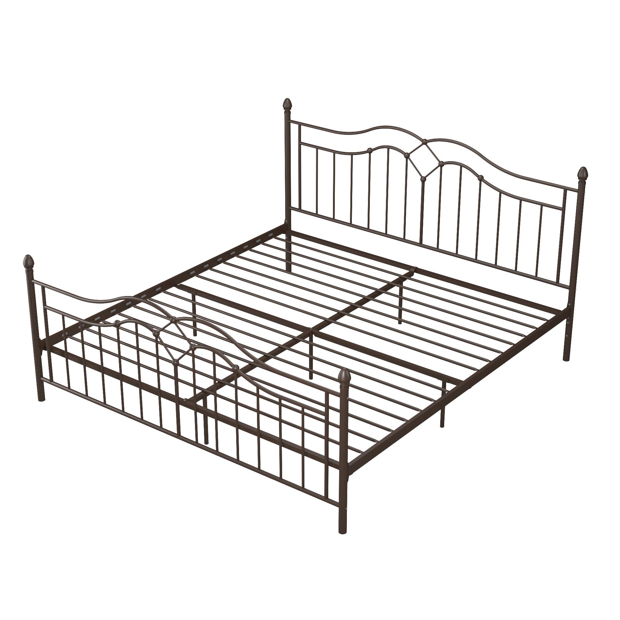 DHP Tokyo Metal Bed Frame - Bronze - King
