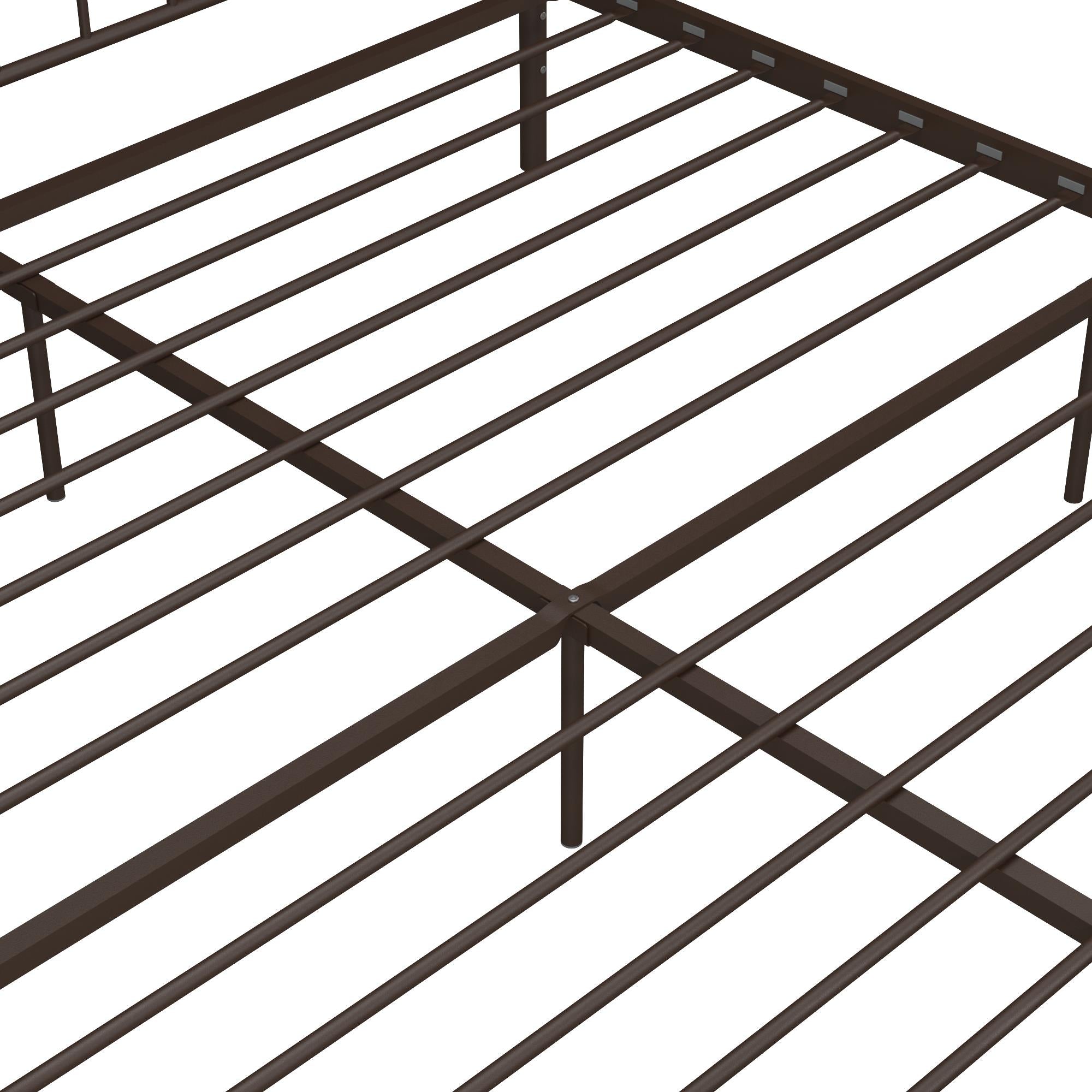 DHP Tokyo Metal Bed Frame - Bronze - King