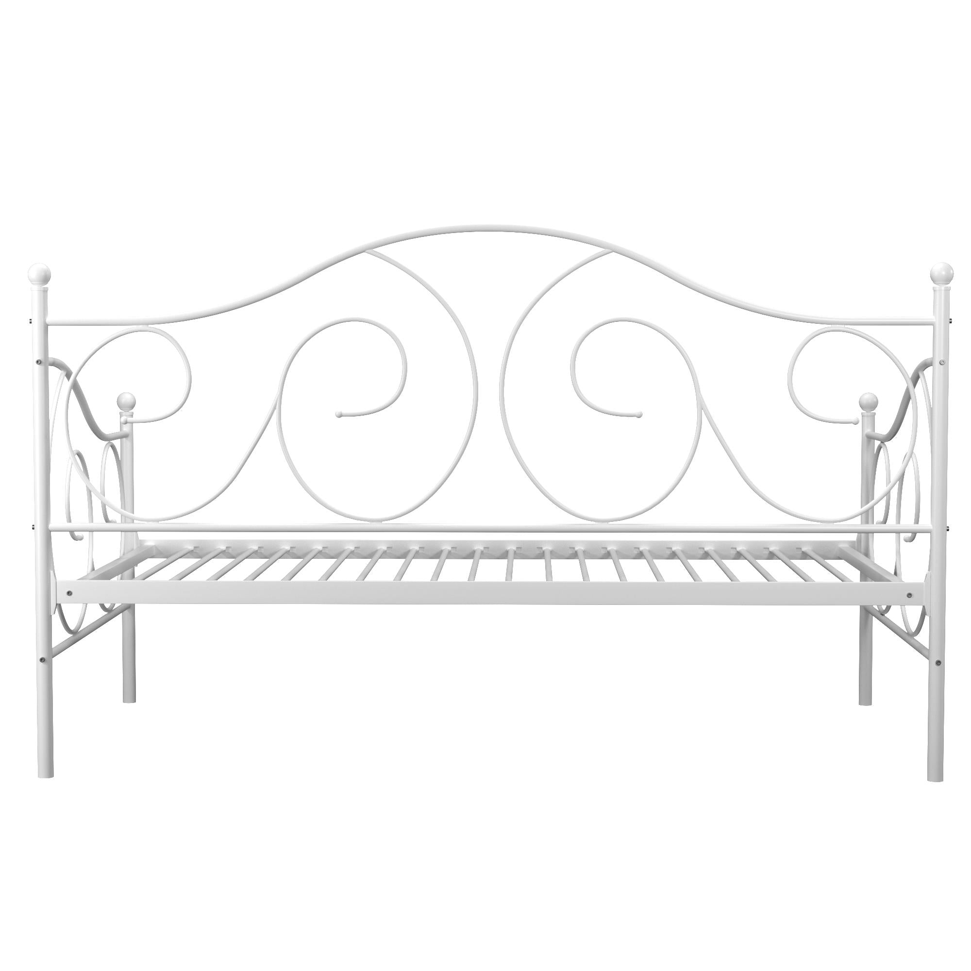 DHP Victoria Metal Daybed - White - Twin