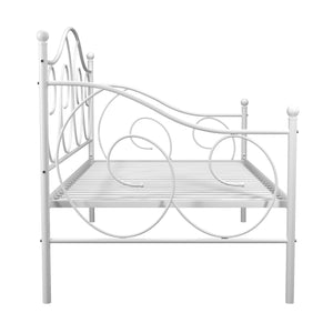 DHP Victoria Metal Daybed - White - Twin