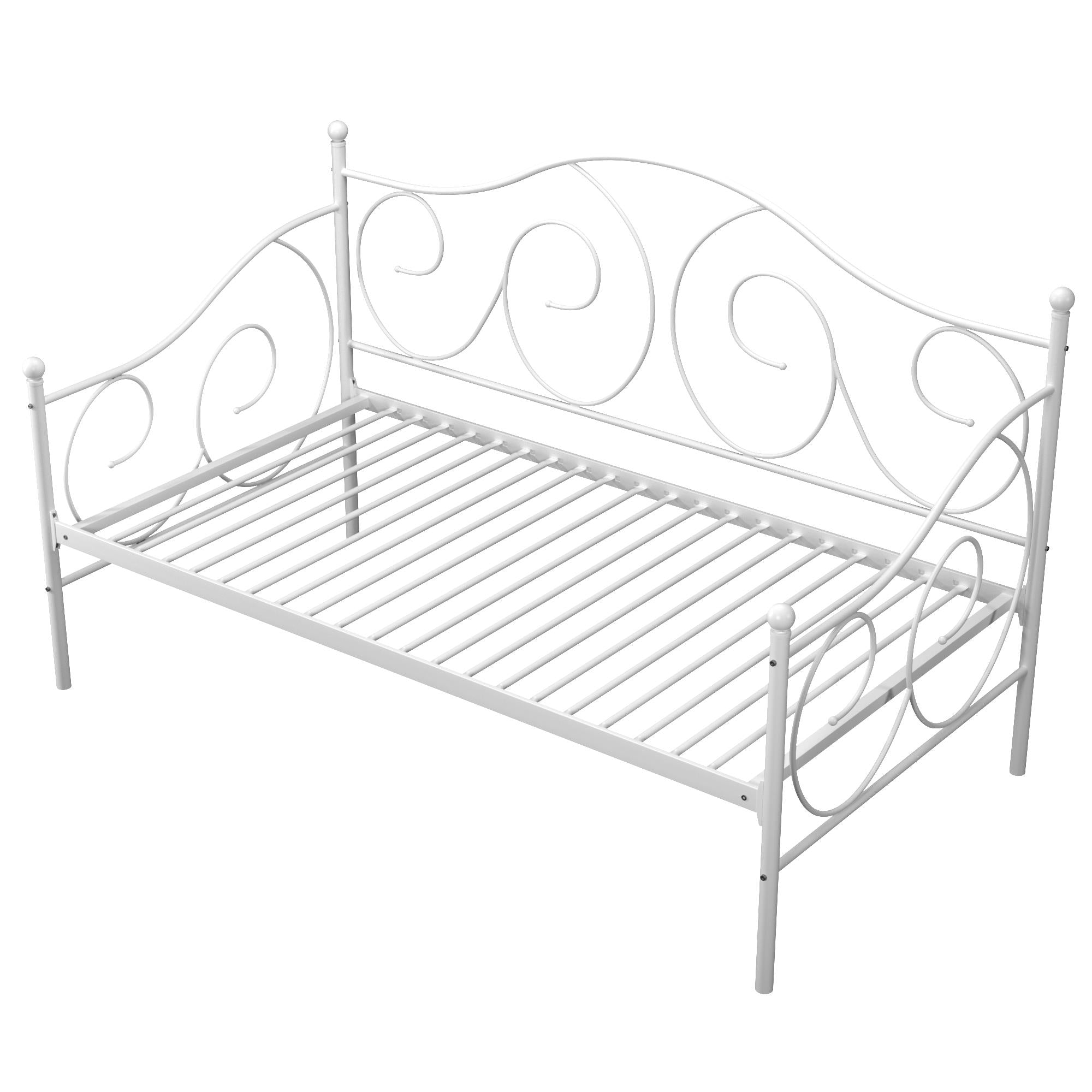 DHP Victoria Metal Daybed - White - Twin