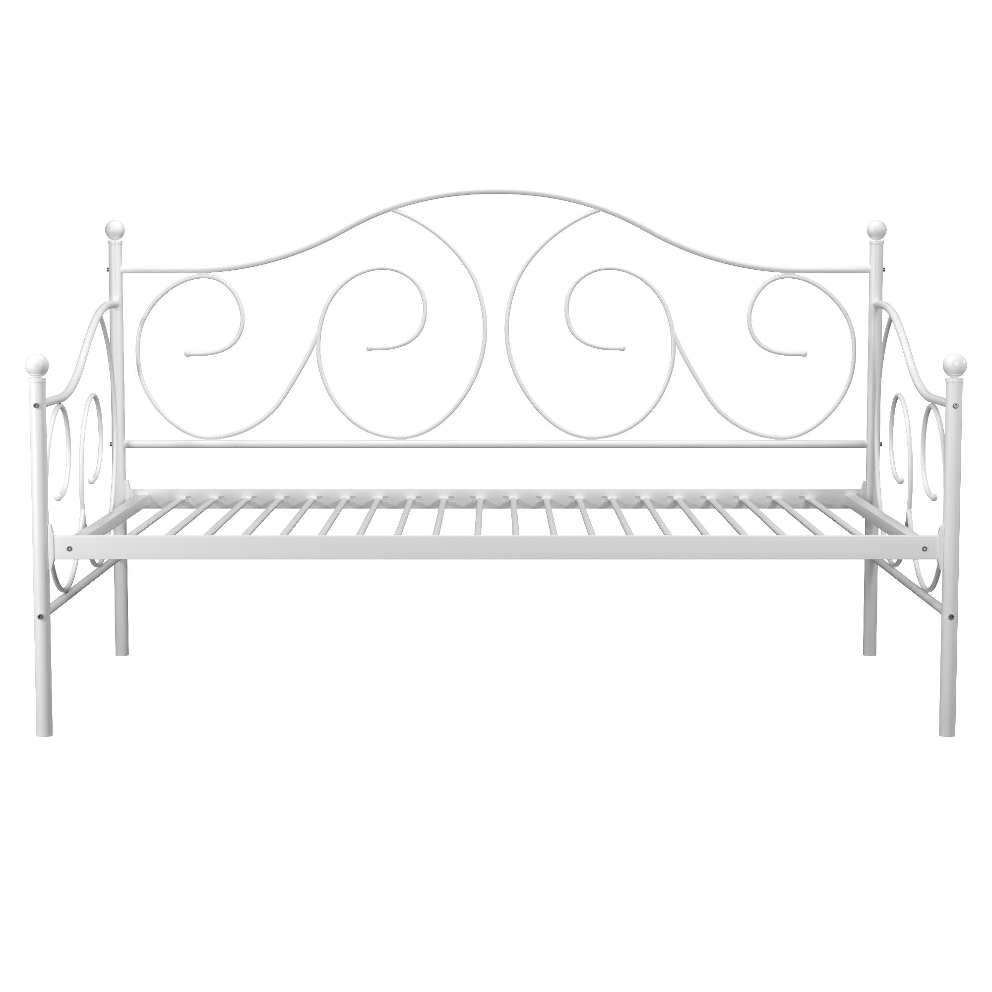 DHP Victoria Metal Daybed - White - Twin