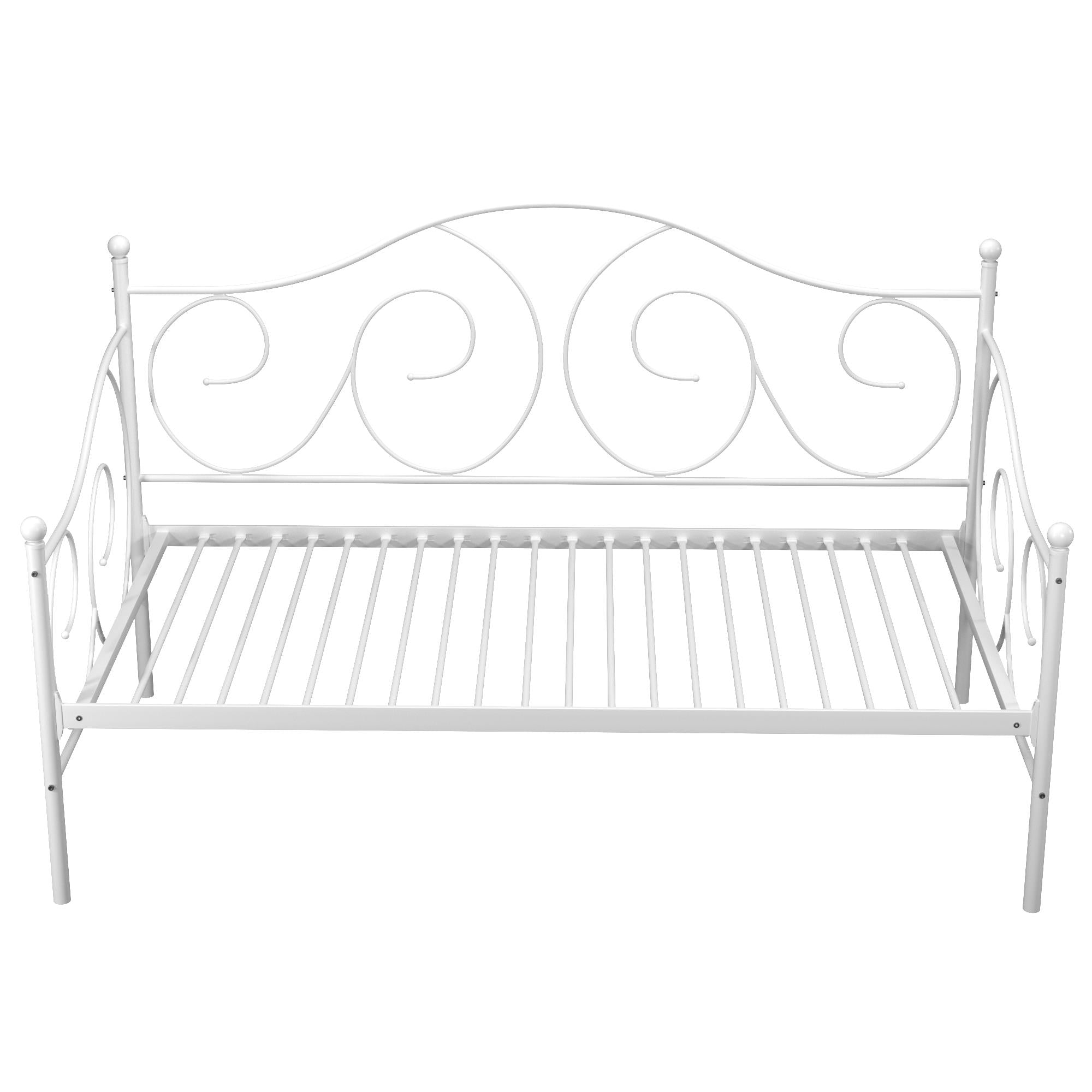 DHP Victoria Metal Daybed - White - Twin