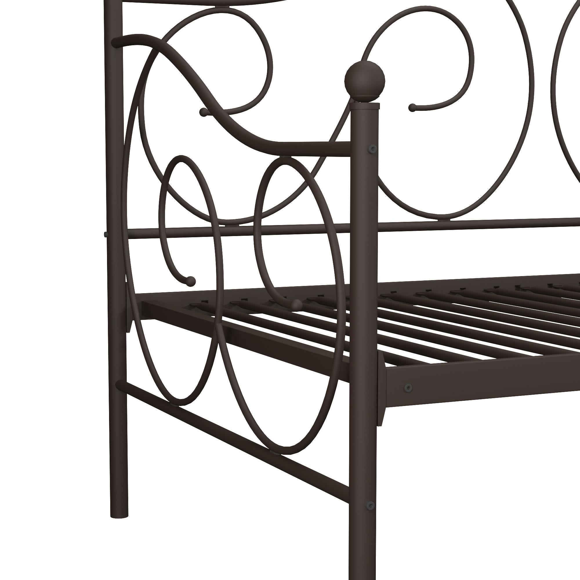 DHP Victoria Metal Daybed  - Bronze - Twin