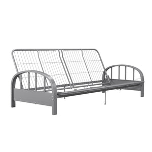 DHP Aiden Metal Futon Frame - Silver