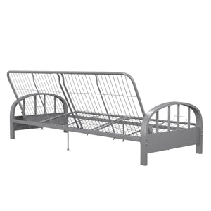 DHP Aiden Metal Futon Frame - Silver