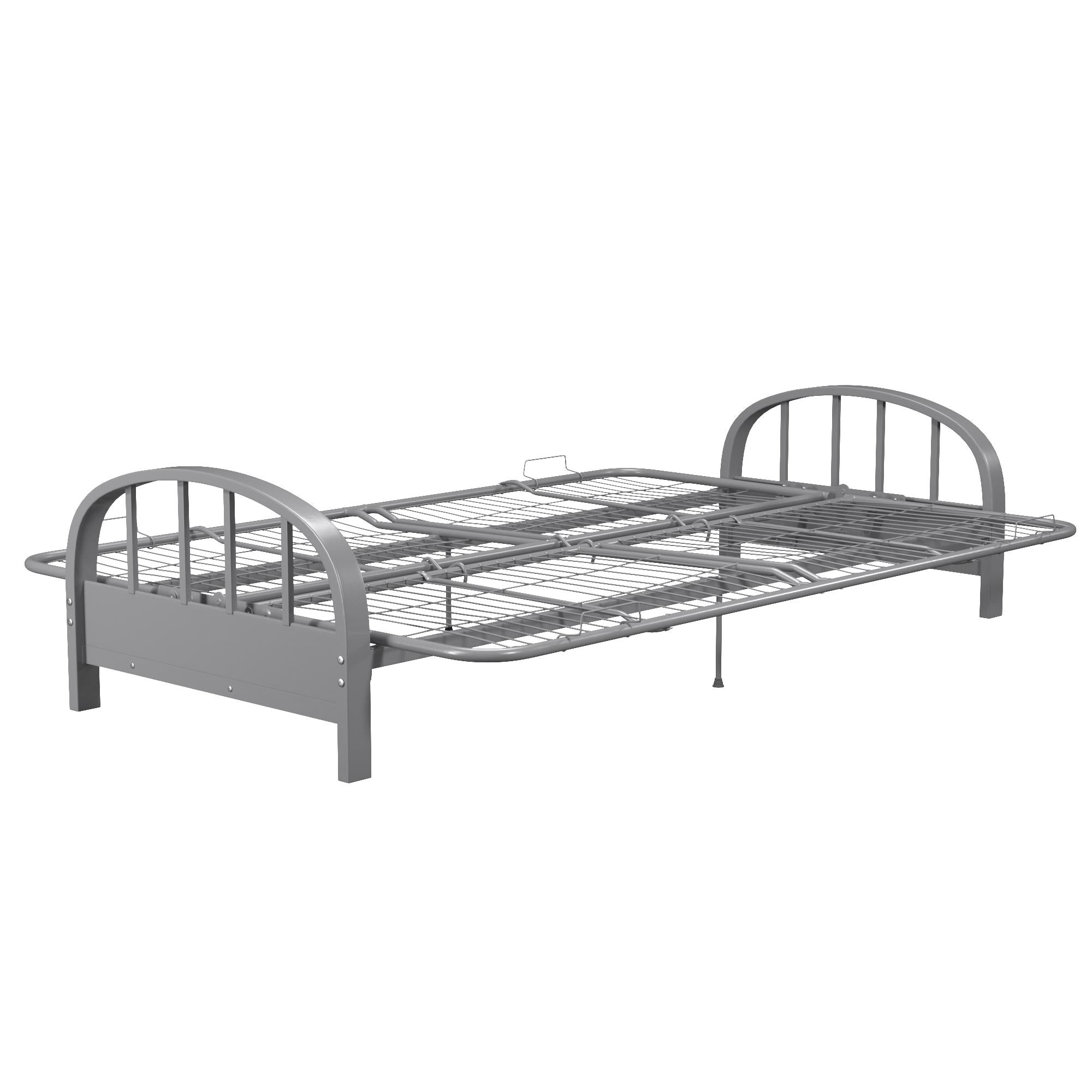 DHP Aiden Metal Futon Frame - Silver
