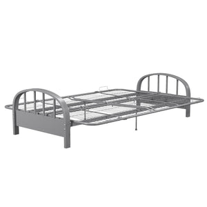 DHP Aiden Metal Futon Frame - Silver