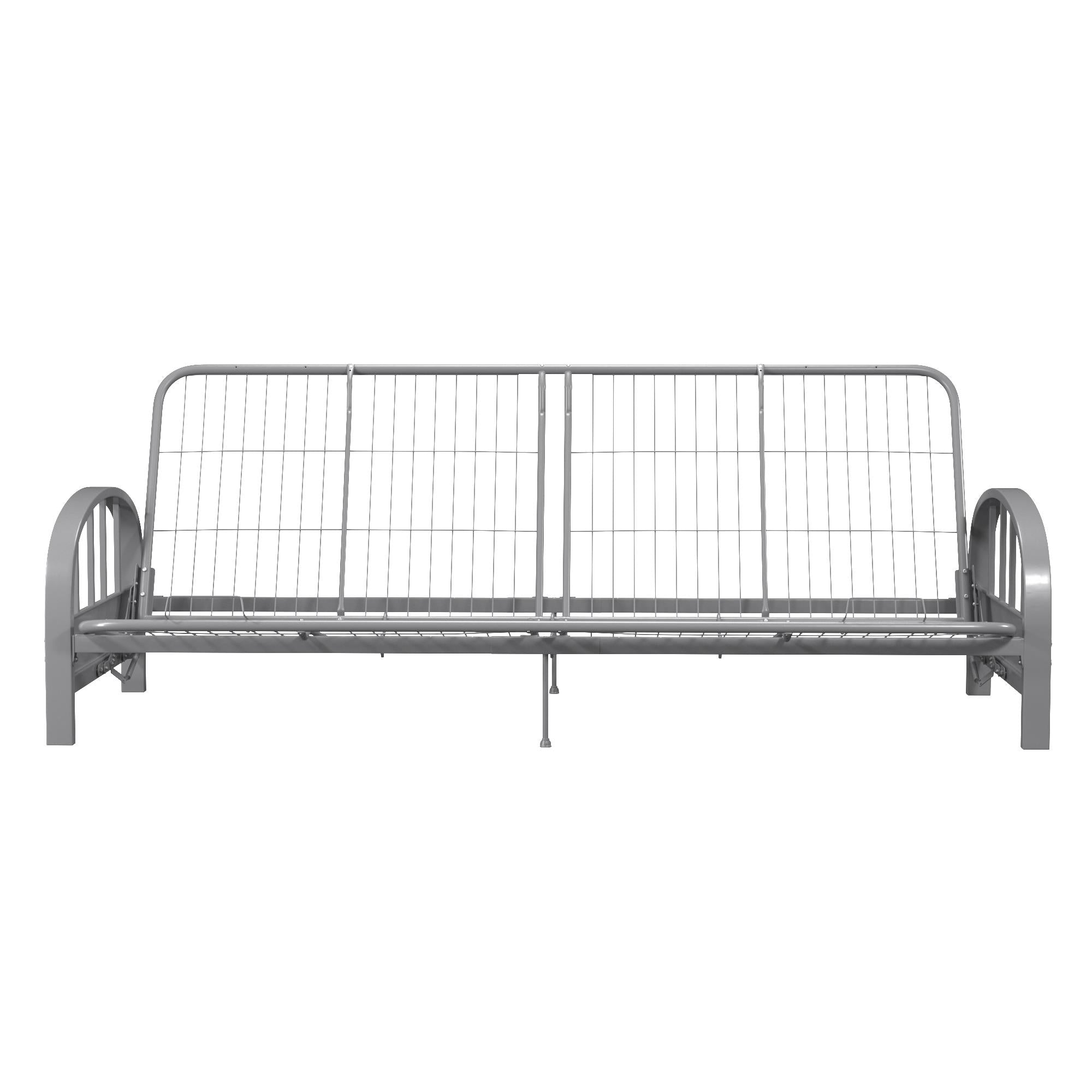 DHP Aiden Metal Futon Frame - Silver
