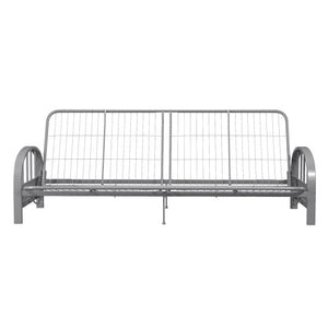 DHP Aiden Metal Futon Frame - Silver
