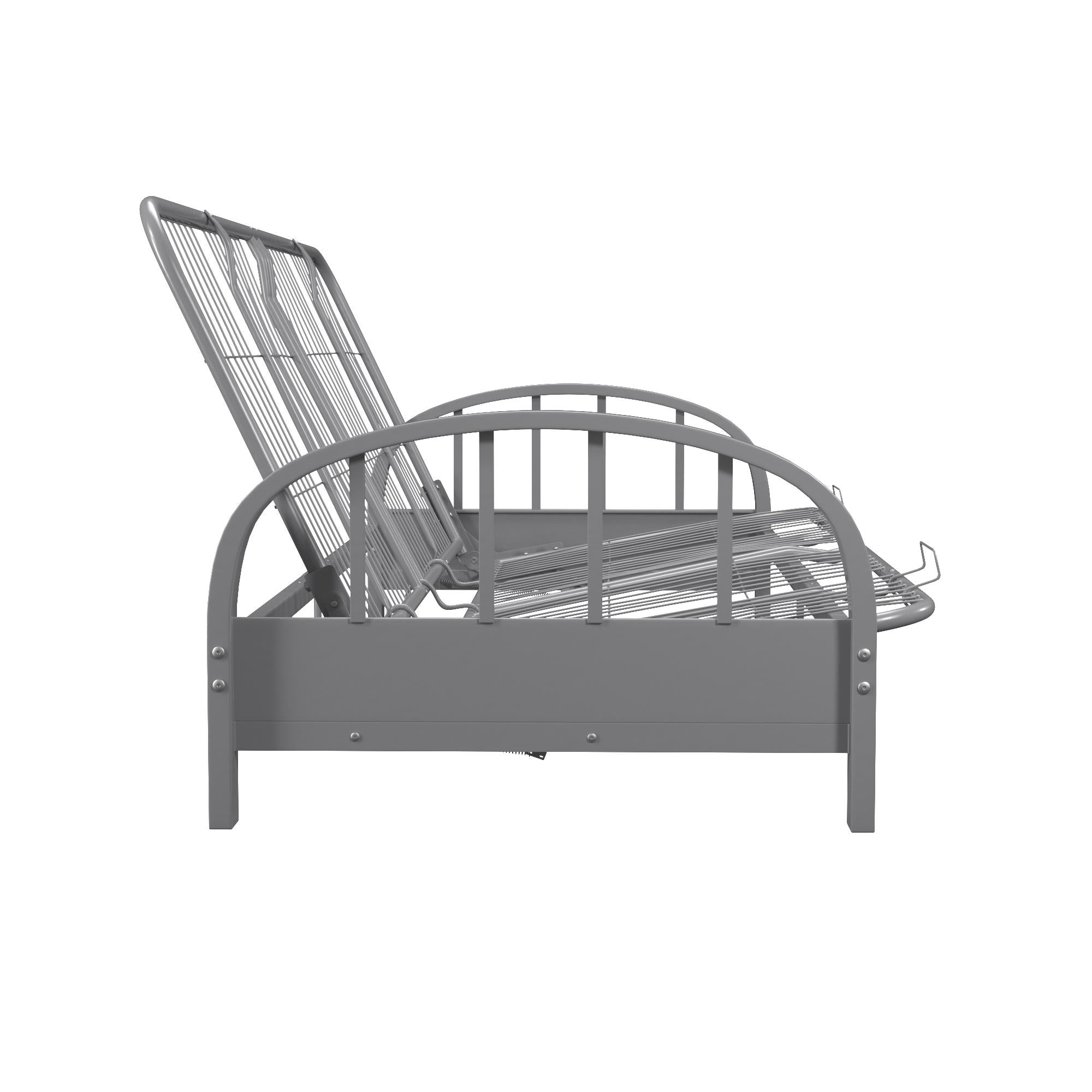 DHP Aiden Metal Futon Frame - Silver