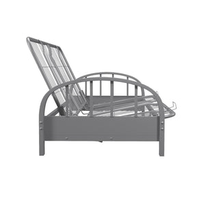 DHP Aiden Metal Futon Frame - Silver