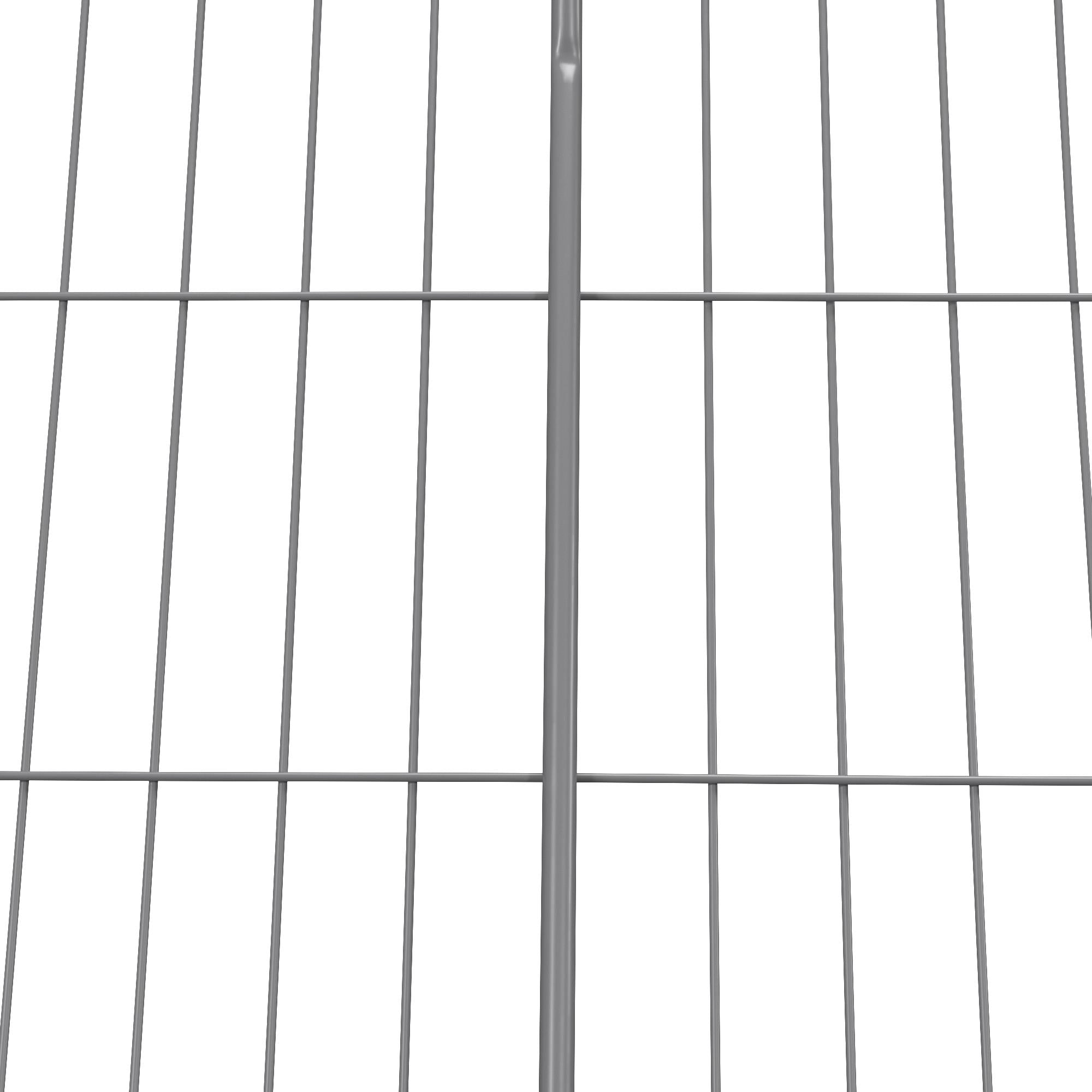 DHP Aiden Metal Futon Frame - Silver