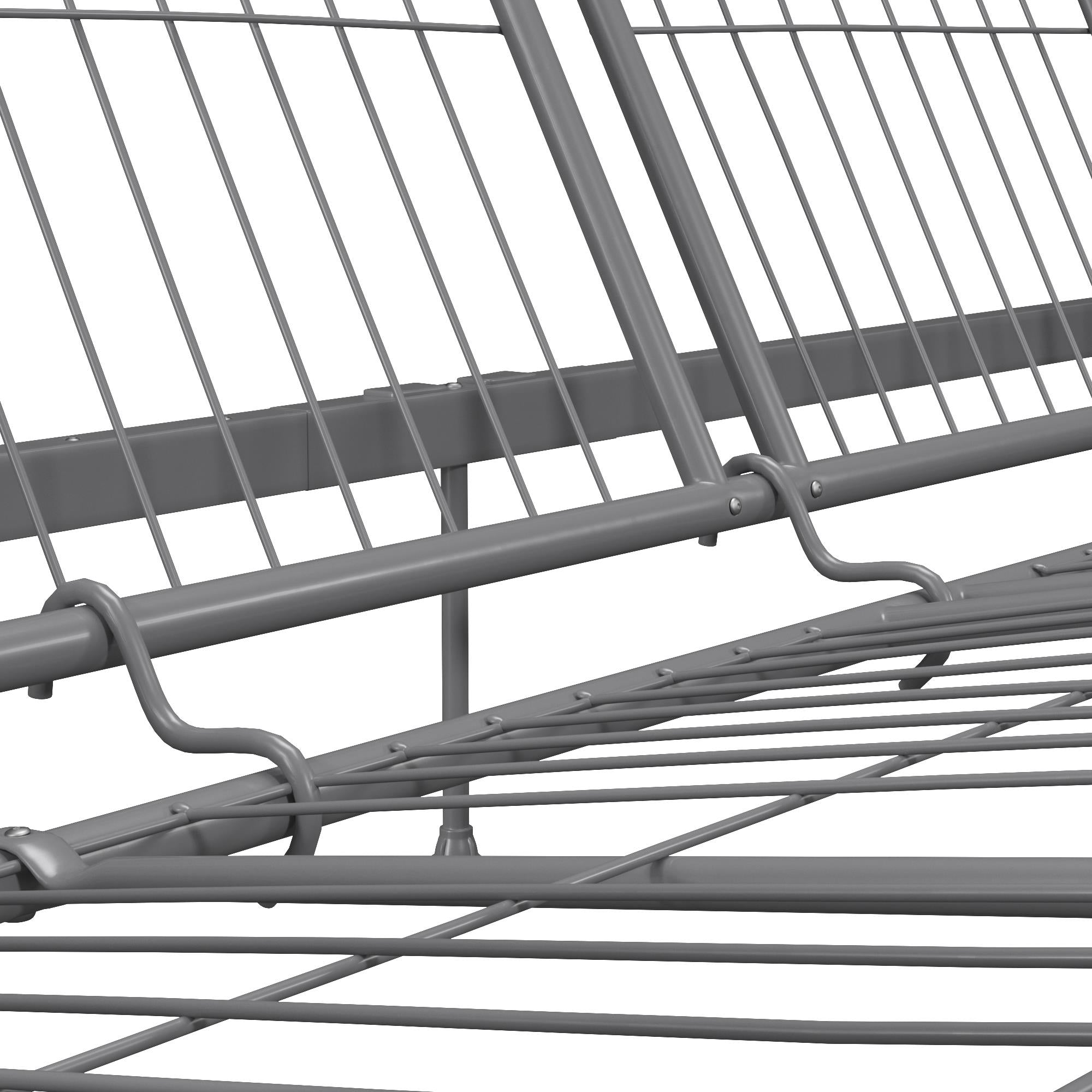 DHP Aiden Metal Futon Frame - Silver