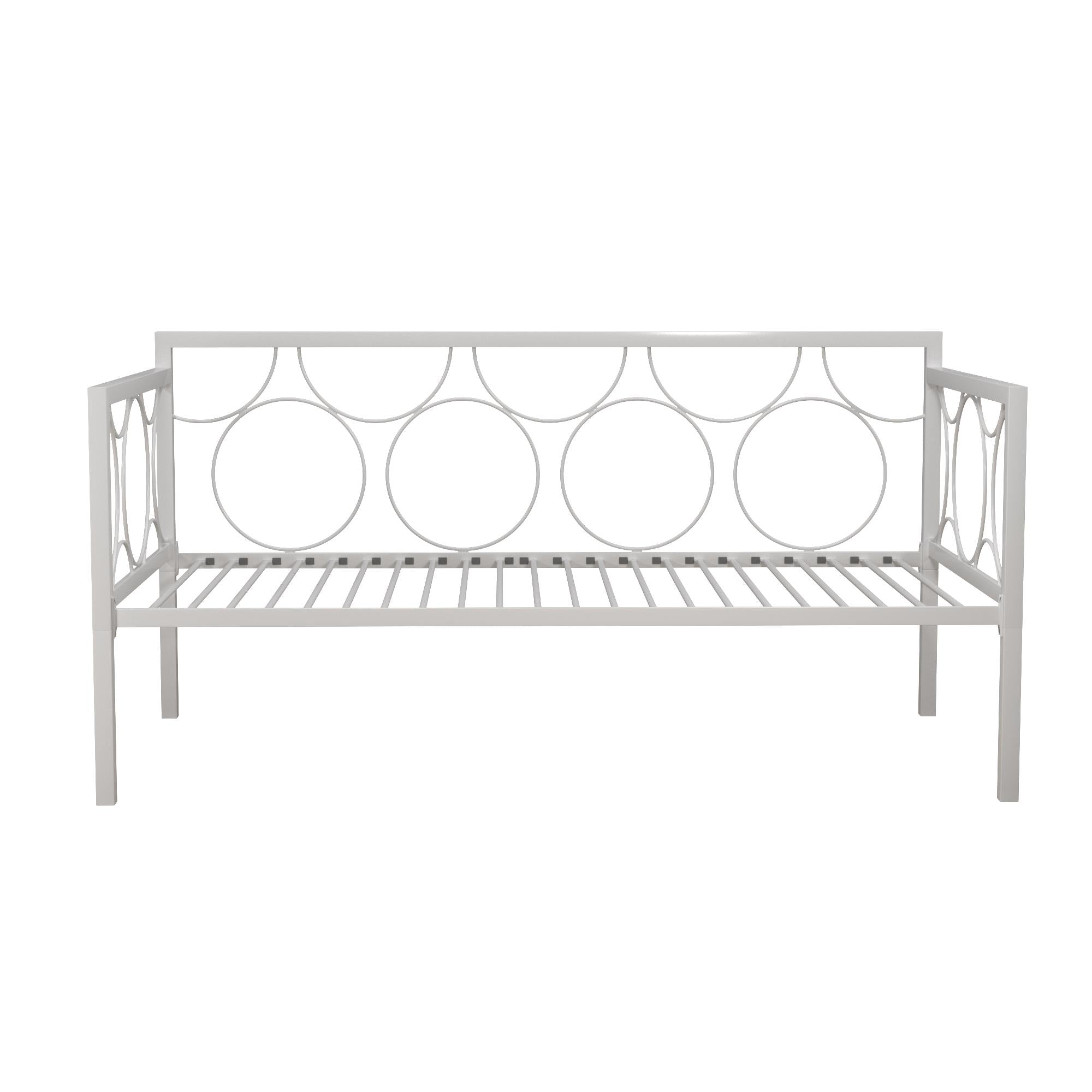 DHP Rebecca Metal Daybed - White - Twin