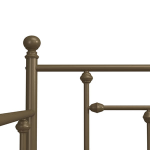 DHP Manila Metal Daybed with Trundle - Gold - Twin