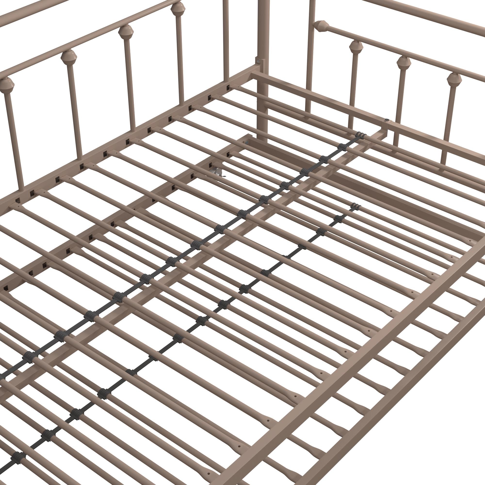 DHP Manila Metal Daybed with Trundle - Millennial Pink - Twin