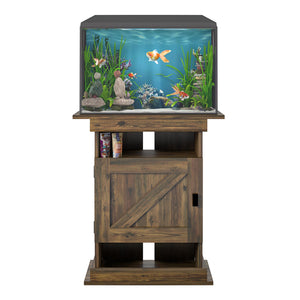 Ollie & Hutch Farmington 10-20 Aquarium or Terrarium Stand - Rustic