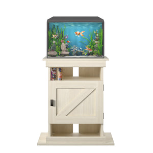 Ollie & Hutch Farmington 10-20 Aquarium or Terrarium Stand - Ivory Oak