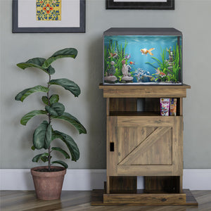 Ollie & Hutch Farmington 10-20 Aquarium or Terrarium Stand - Rustic