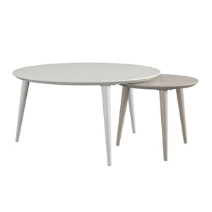 CosmoLiving Carnegie Nesting Tables - White