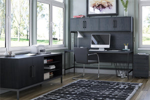 Ameriwood Home Parkside Hutch - Black Oak