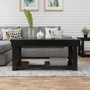 Ameriwood Home Crestwood Coffee Table - Black