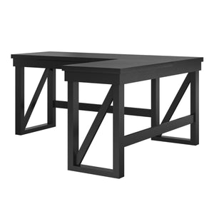 Ameriwood Home Crestwood Lift Top L Desk - Black